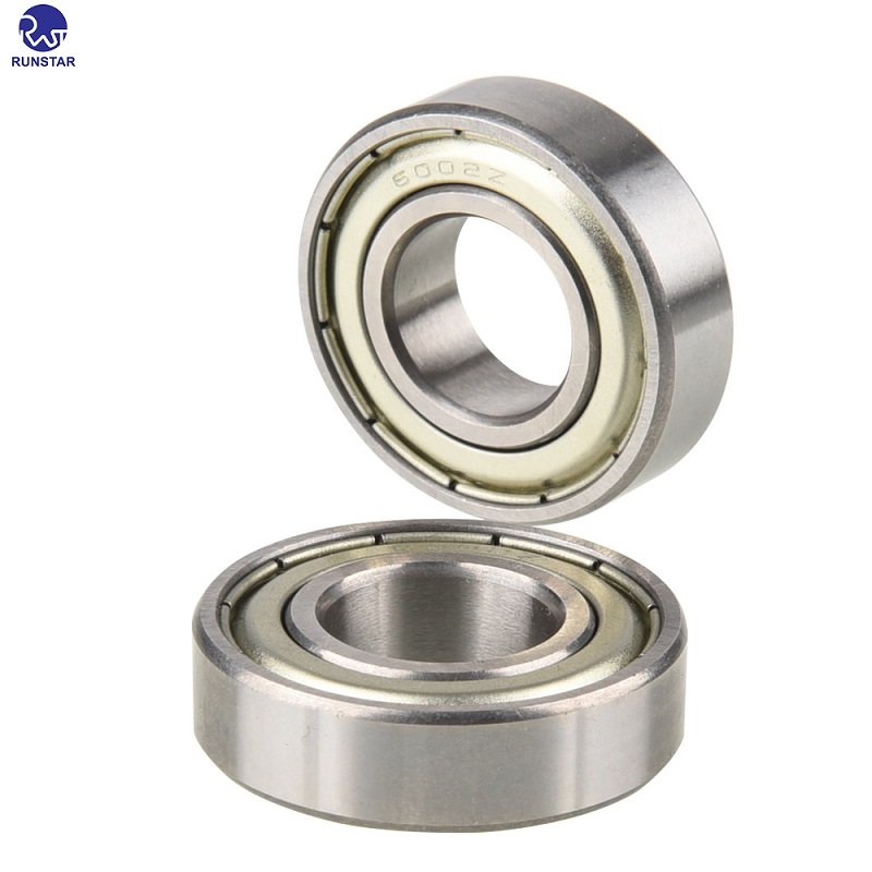Small 17*35*10mm Motorcycle Deep Groove Ball Bearing High Speed 6003-2RS Sealed with Rubber Seal Steel Cage Factory Direct