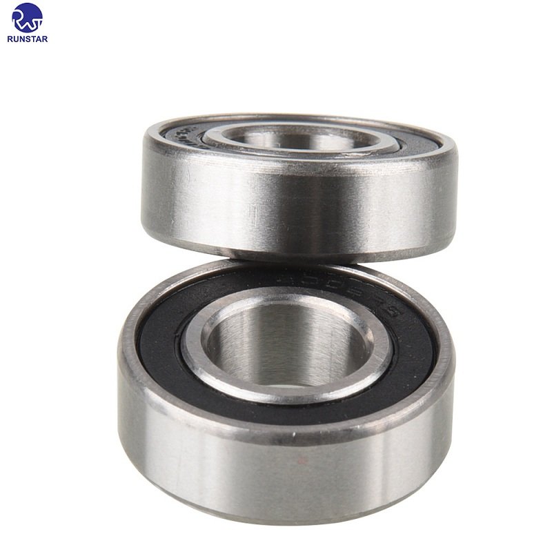 Small 17*35*10mm Motorcycle Deep Groove Ball Bearing High Speed 6003-2RS Sealed with Rubber Seal Steel Cage Factory Direct