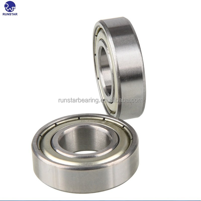 Small 17*35*10mm Motorcycle Deep Groove Ball Bearing High Speed 6003-2RS Sealed with Rubber Seal Steel Cage Factory Direct