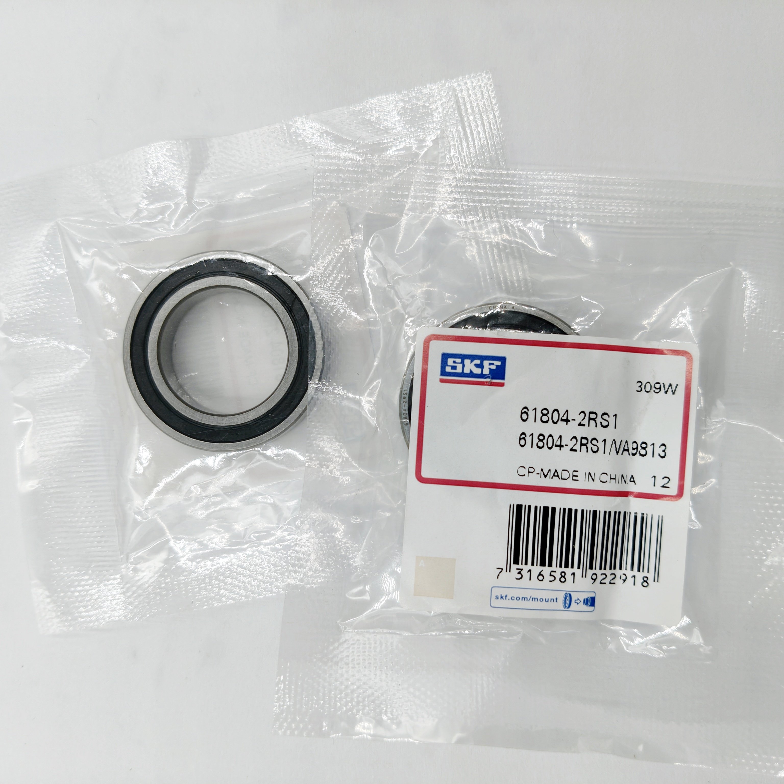 61806-2RS1/VA981 61806-2RS1 SKF original Single row deep groove ball bearings with seals SKF ball bearing size 30*42*7 mm
