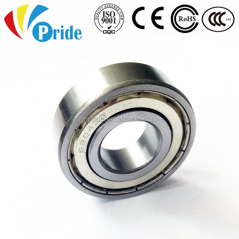 Factory Hot Sale High Precision Single Row Automotive Deep Groove Ball Bearing 6204Z 6204ZZ