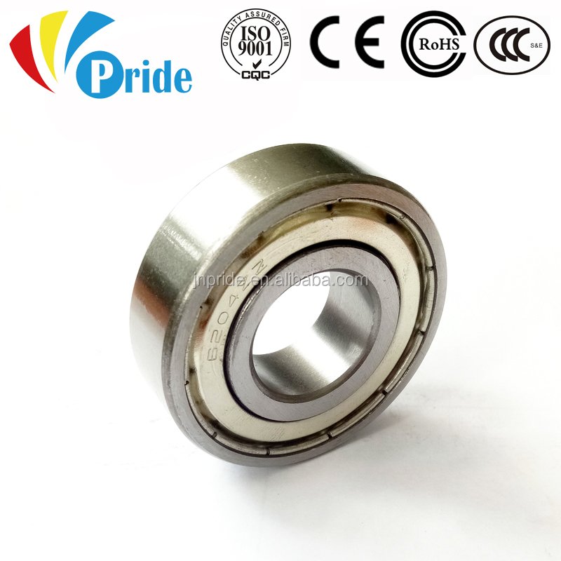 Factory Hot Sale High Precision Single Row Automotive Deep Groove Ball Bearing 6204Z 6204ZZ