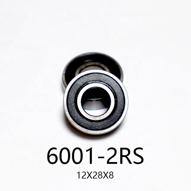 Hot Style Corrosion Resistant Heavy Duty Industrial Machinery Deep Groove Ball Bearings 6001-2RS High ZZ Temperature Resistance