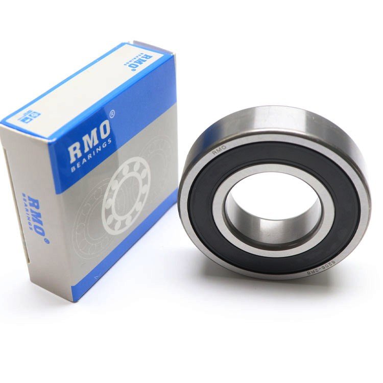 RMO Motorcycle bearing 6206ZZ 6206 2rs Deep groove ball bearing rubber metal shield bearings 6206 with 30*62*16mm