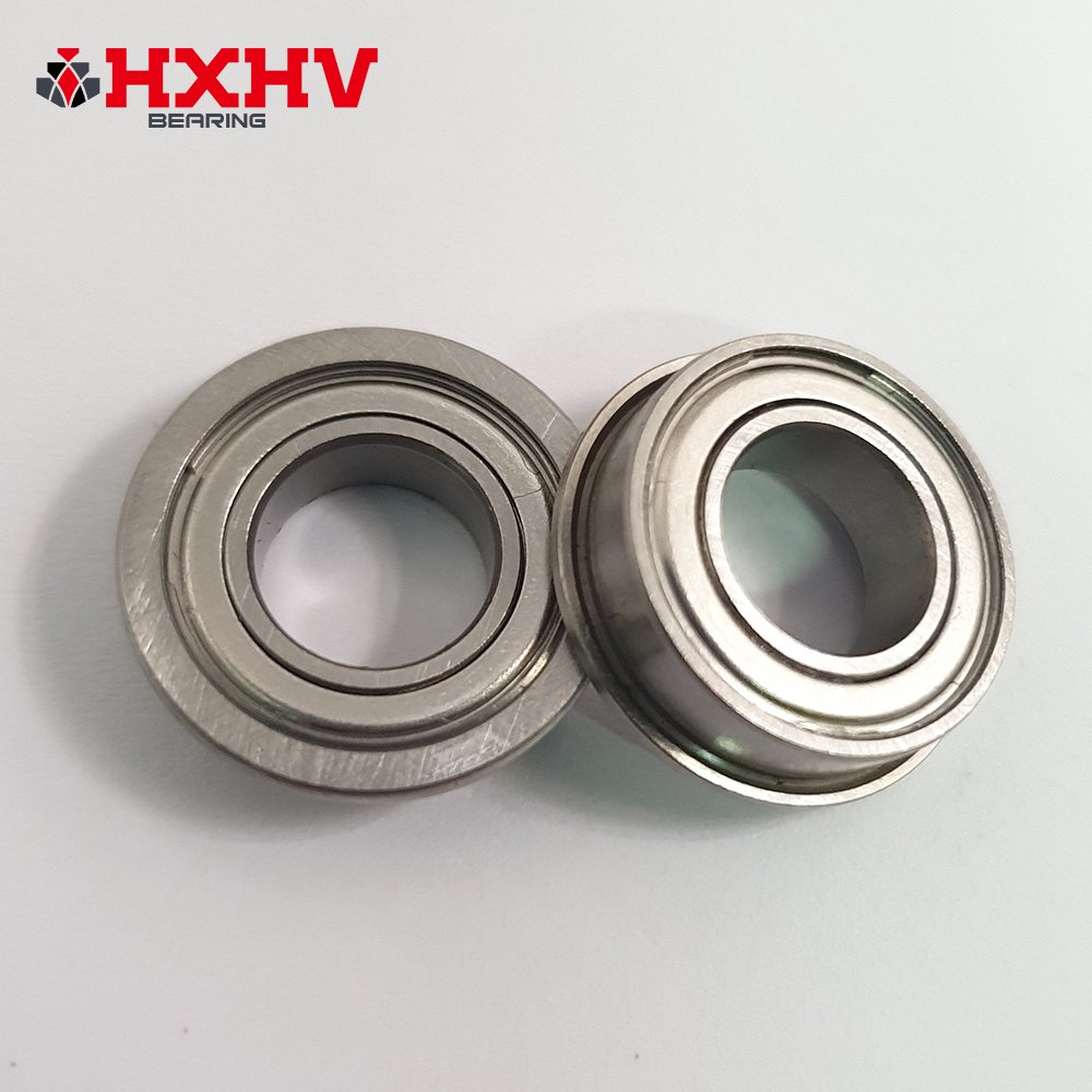 HXHV chrome steel single row mini flange deep groove ball bearing F693 with size 3x9.5x4mm