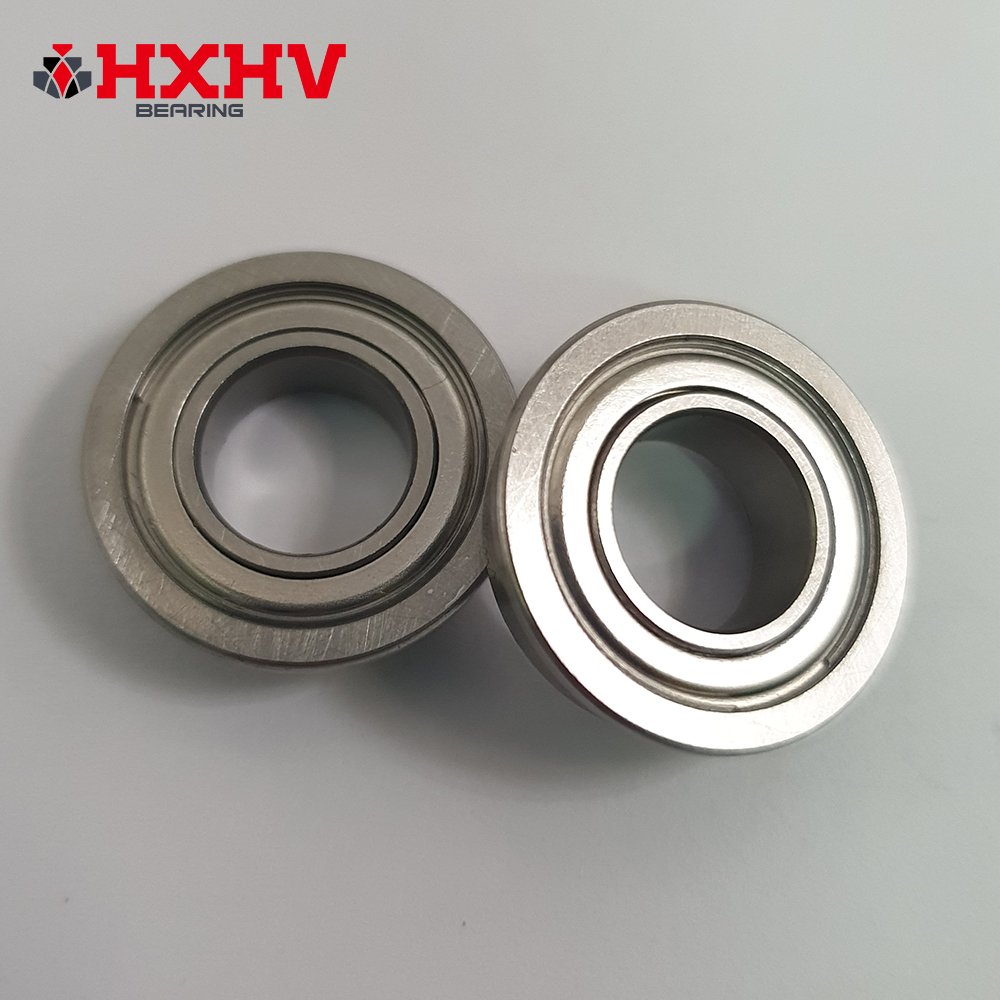 HXHV chrome steel single row mini flange deep groove ball bearing F693 with size 3x9.5x4mm