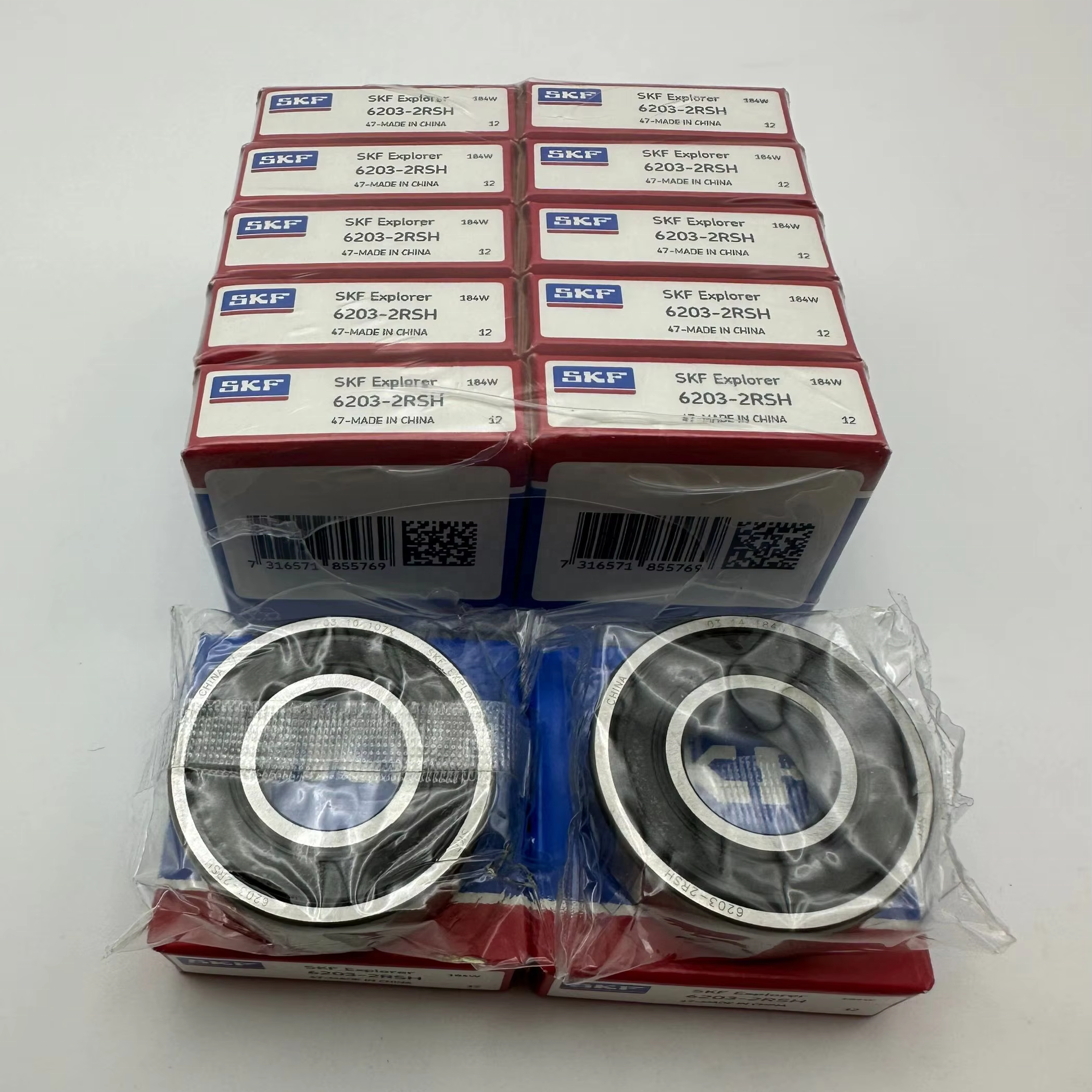 Original SKF Bearing 6203 SKF Single row deep groove ball bearing 6203 2RS ZZ sealed open chrome steel ball bearings rodamientos