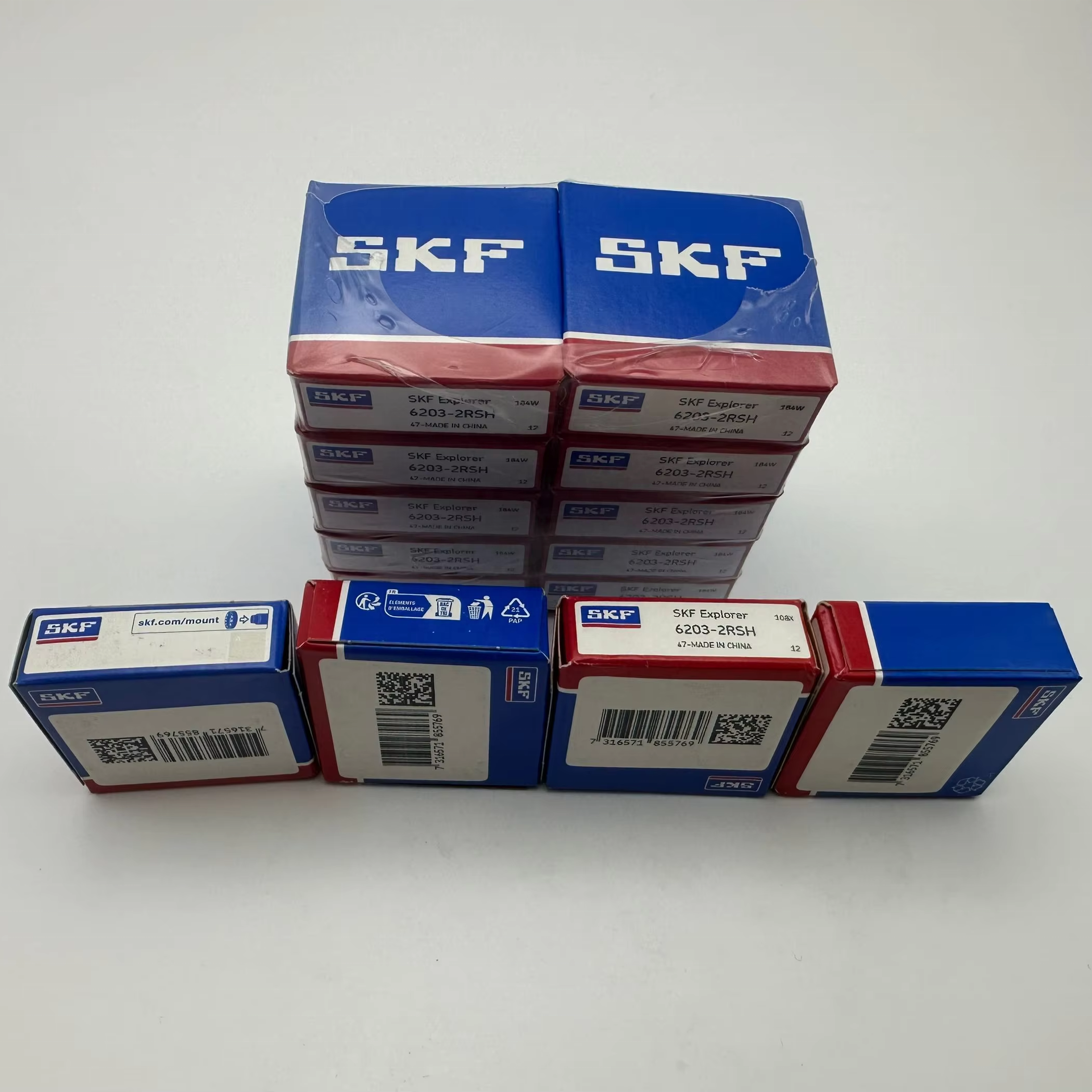 Original SKF Bearing 6203 SKF Single row deep groove ball bearing 6203 2RS ZZ sealed open chrome steel ball bearings rodamientos