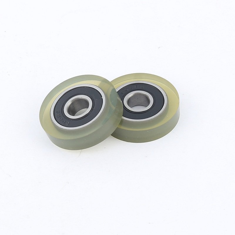 High Precision 688-2RS Polyurethane Coated 8X22X5mm Deep Groove Ball Bearings Urethane Banknote Counter with ZZ Seals PU68822-7