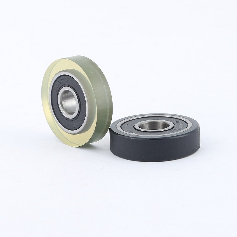 High Precision 688-2RS Polyurethane Coated 8X22X5mm Deep Groove Ball Bearings Urethane Banknote Counter with ZZ Seals PU68822-7