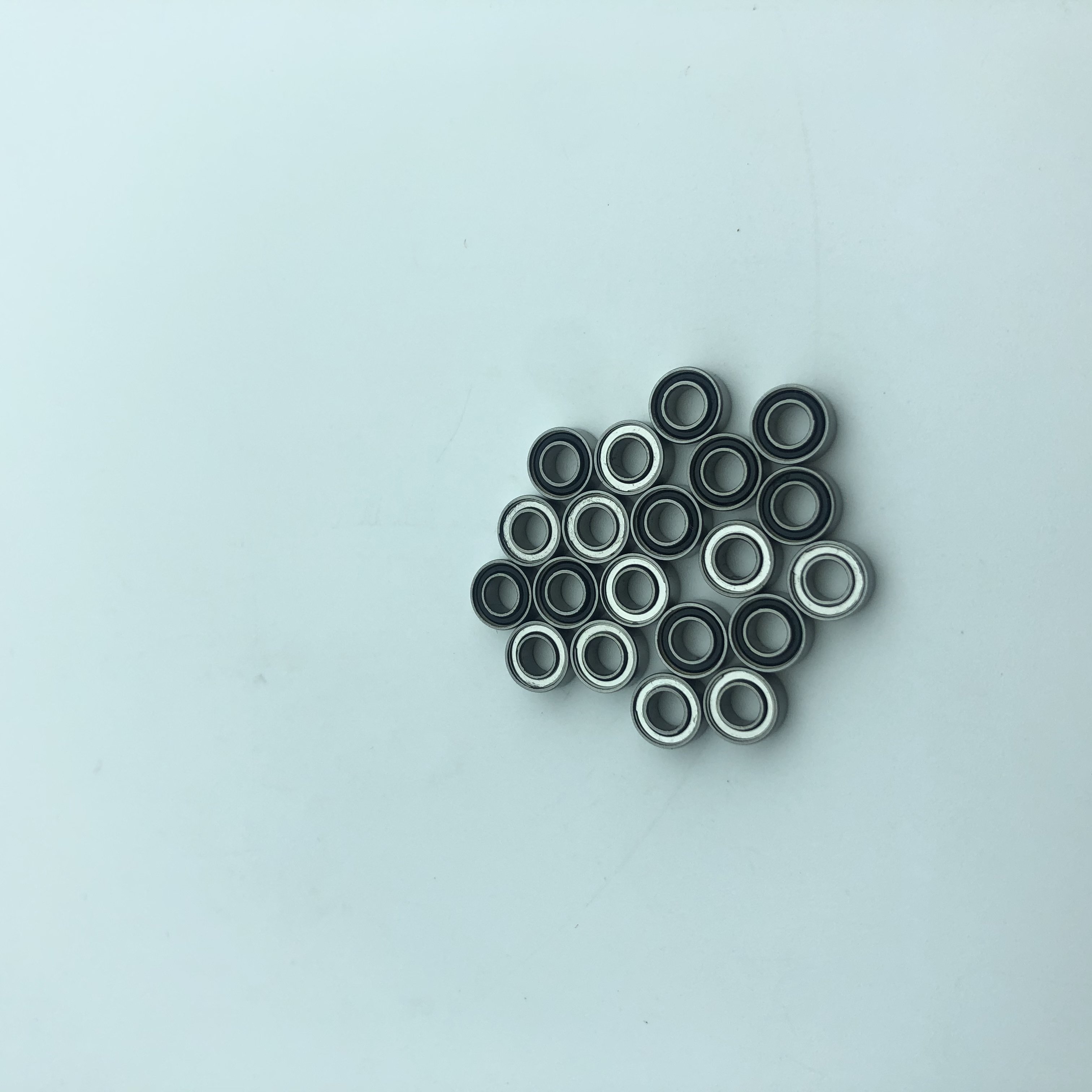 Miniature Deep Groove Ball Bearing Stainless Steel Rings Black Ceramic Balls SR144C Z for Motor Table Saw Bearing Aoke