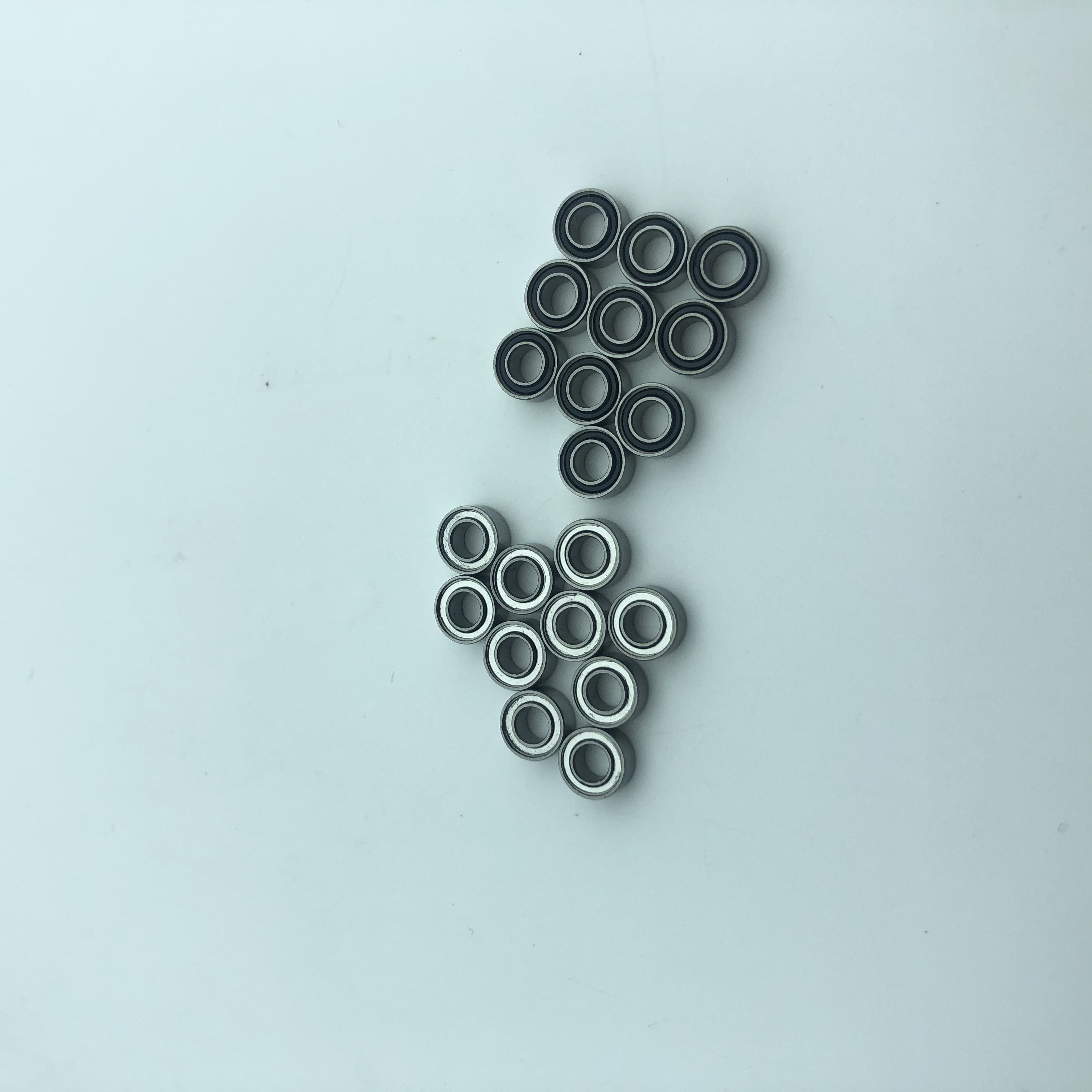 Miniature Deep Groove Ball Bearing Stainless Steel Rings Black Ceramic Balls SR144C Z for Motor Table Saw Bearing Aoke