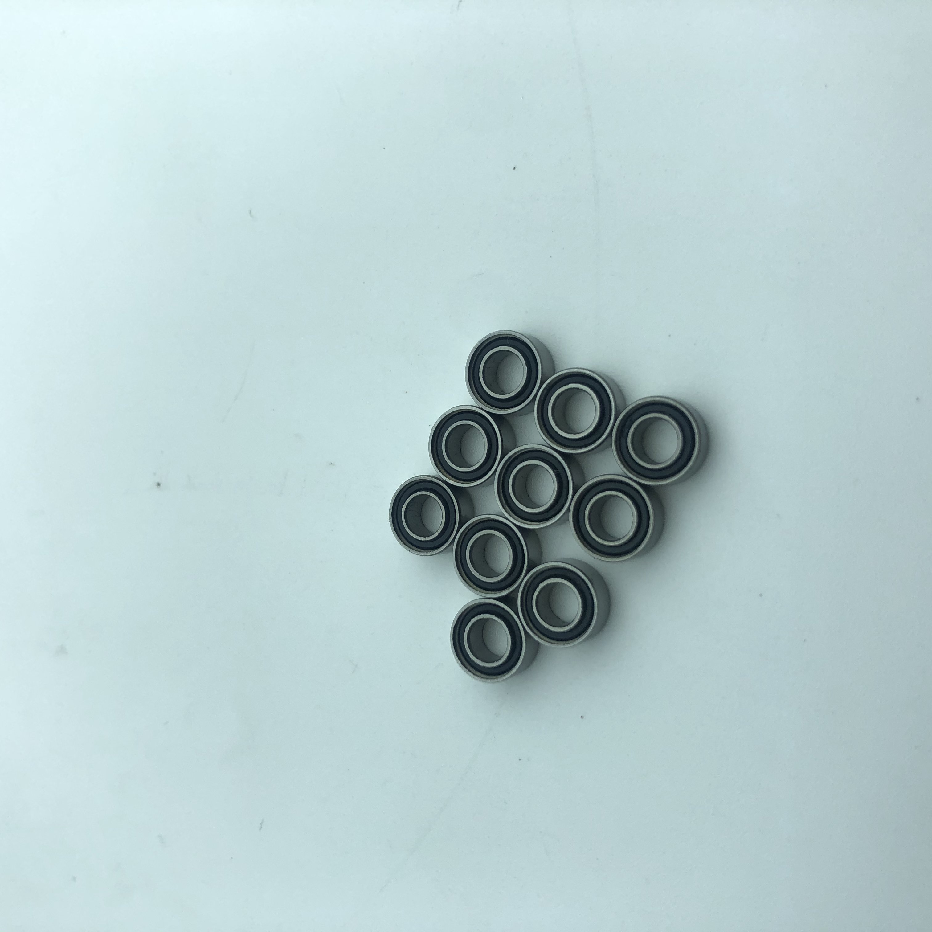 Miniature Deep Groove Ball Bearing Stainless Steel Rings Black Ceramic Balls SR144C Z for Motor Table Saw Bearing Aoke