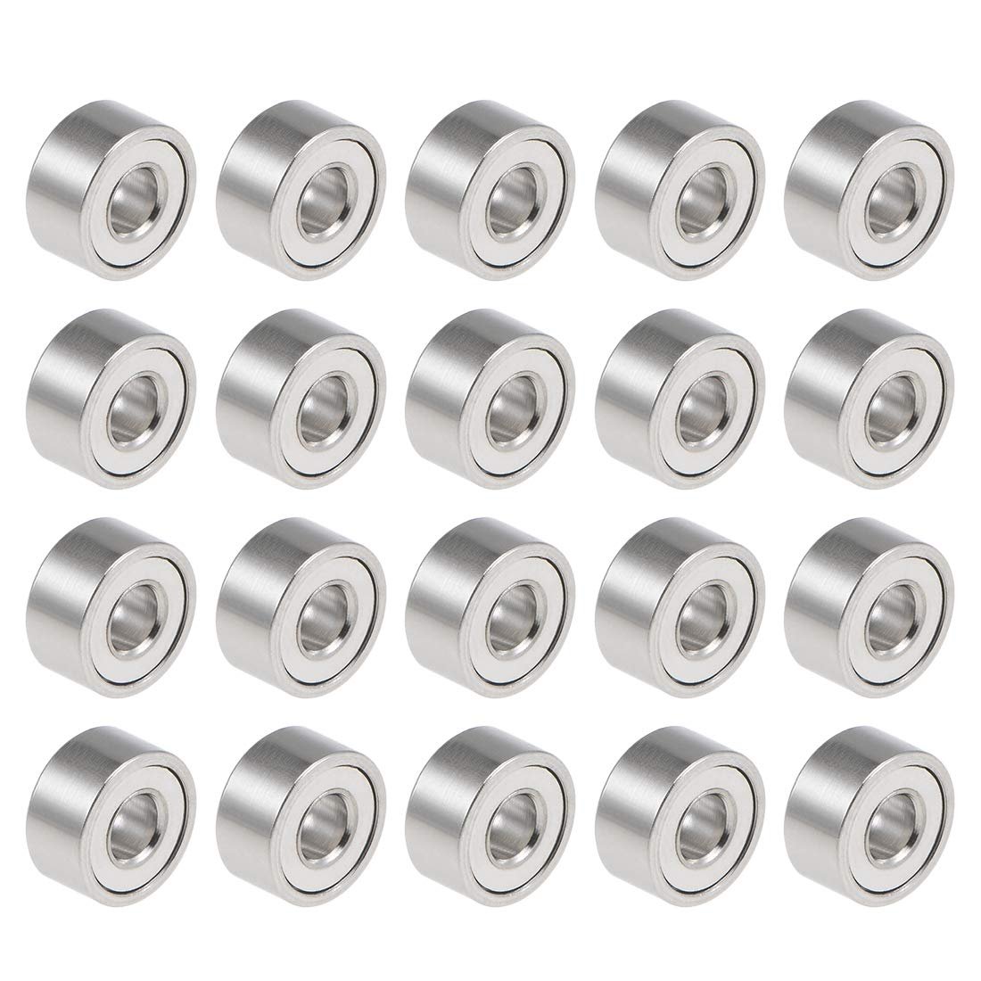 MTZC Motorcycle Parts 682 Deep Groove Ball Bearings 2mm Inner Dia 5mm OD 2.3mm Bore Chrome Steel 682ZZ 682RS Bearings