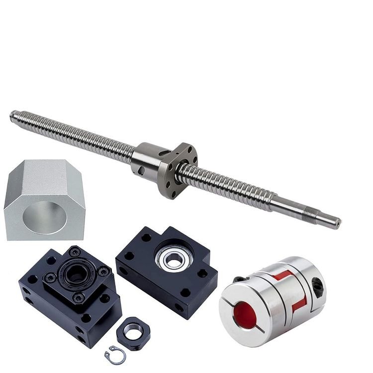 Wholesale 32mm Ballscrew SFU3210 Anti Backlash CNC Linear Motion Ball Screw L: 1000mm + BK/BF25 Support + Coupler + Nut Housing
