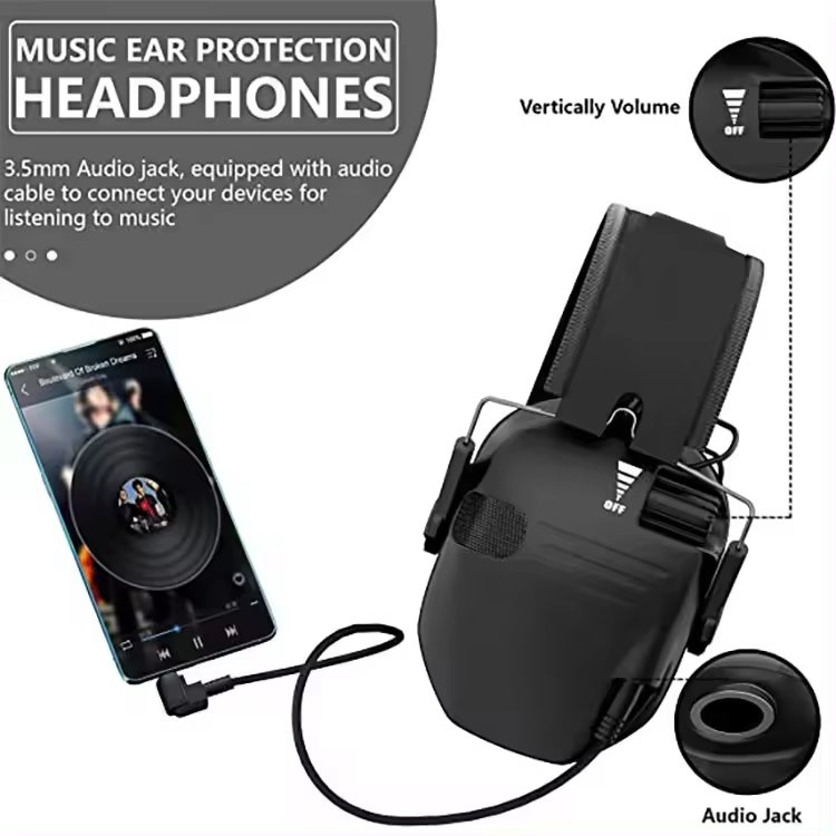 Sound Amplification Shooting Hearing Protection Electronics tactical compression noise cancelling protection ear muffs