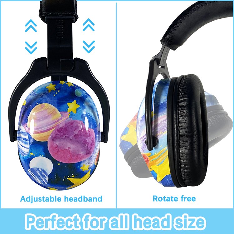 High Thick Earpads Kids Ear Protection Earmuffs Baby Earmuff Hearing Protection Safety Earmuff