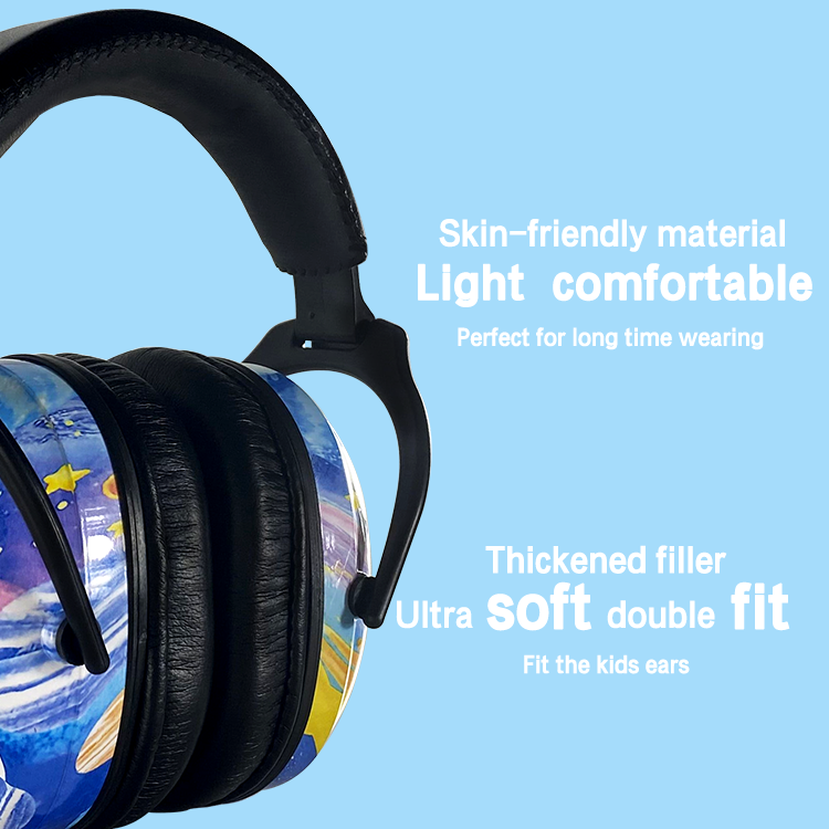 High Thick Earpads Kids Ear Protection Earmuffs Baby Earmuff Hearing Protection Safety Earmuff