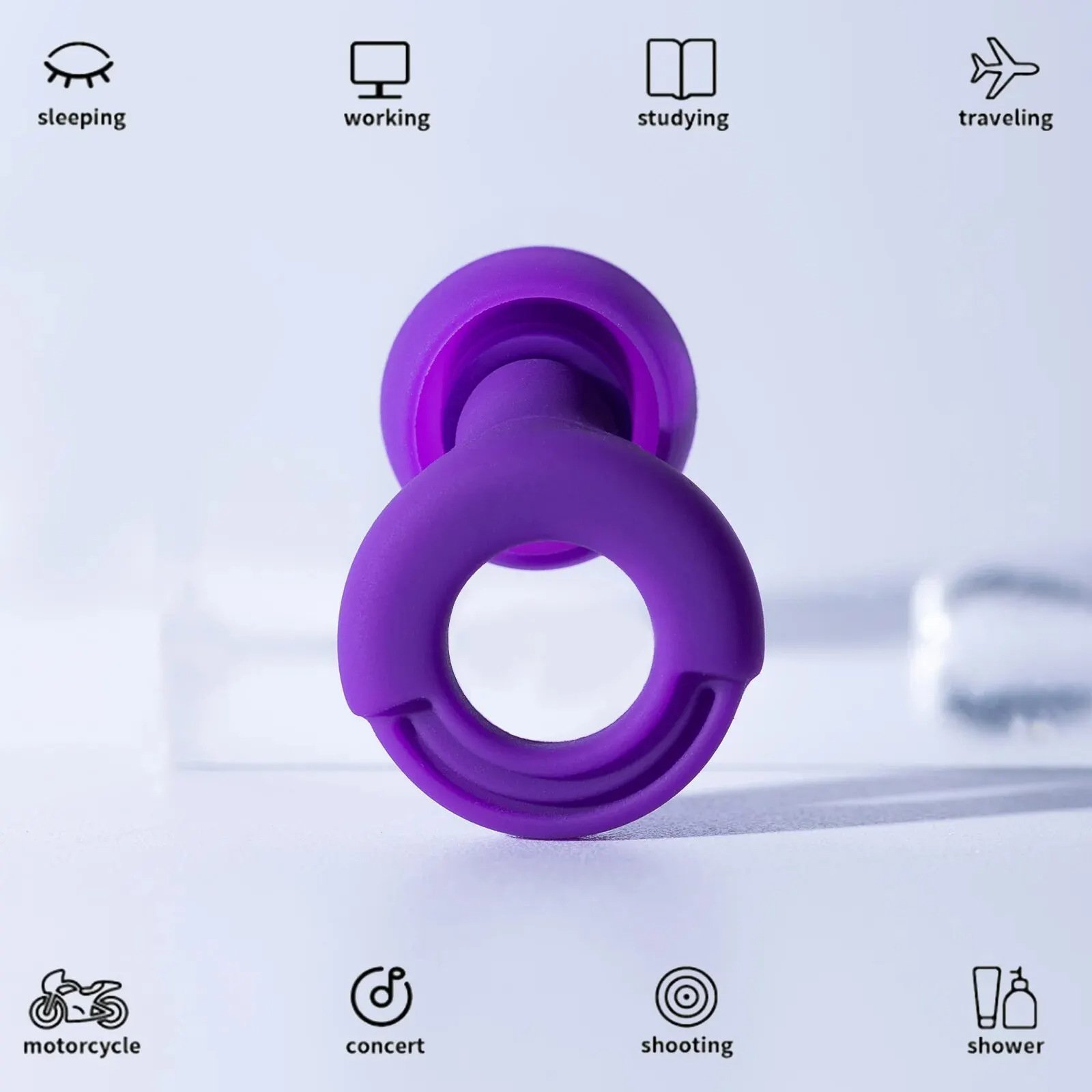 Custom Molded Earplugs Filter Earplug High Fidelity Protection Concert Earplugs for Shooting,Work