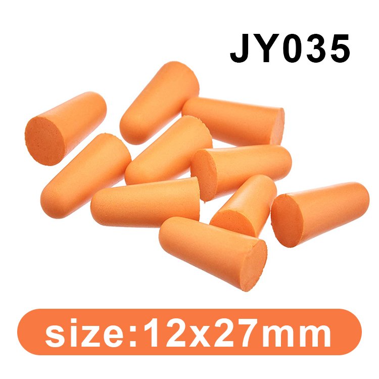 Disposable Bullet shape PU foam ear plugs for noise reduction NRR33dB