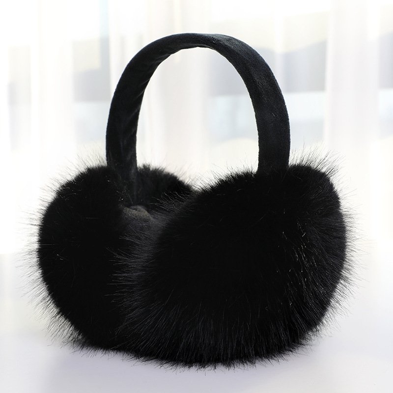 Custom Fashionable Faux Fur Ear Warmer Muffs Wholesale High Quality for Cold Winter Outdoor Use