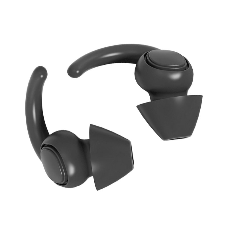 Hearing Protection Waterproof Reusable Tapones Para Oidos Soft Noise Reduction Cancelling Circle Silicone Earplugs Ear Plugs
