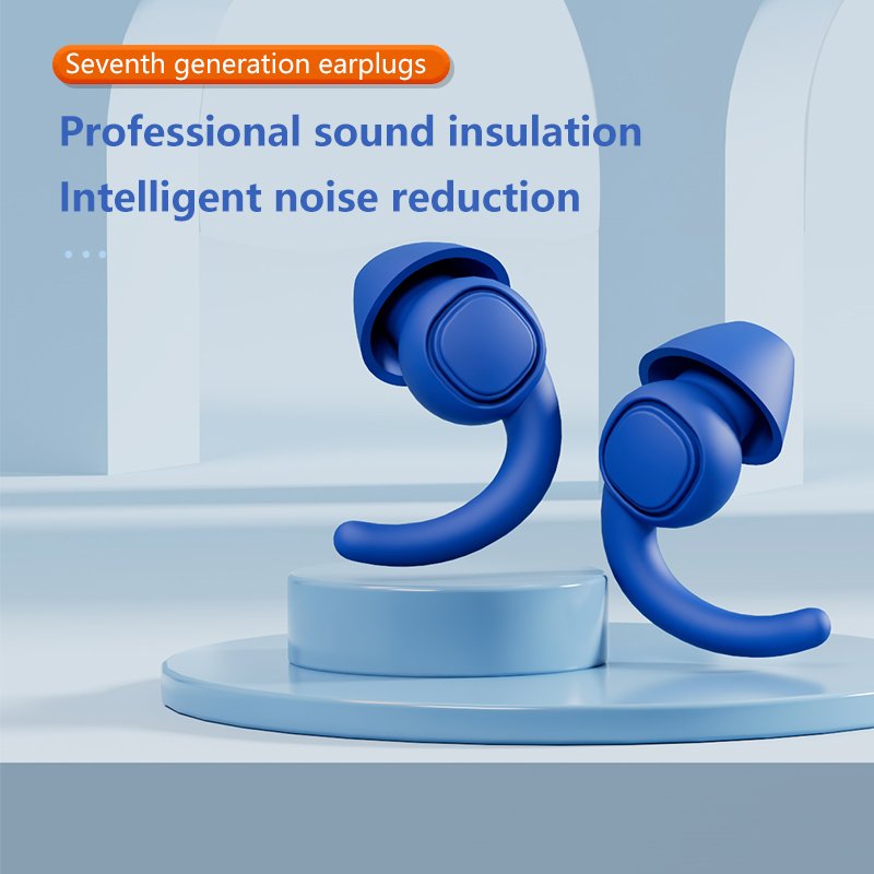 Hearing Protection Waterproof Reusable Tapones Para Oidos Soft Noise Reduction Cancelling Circle Silicone Earplugs Ear Plugs