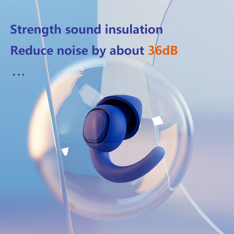 Hearing Protection Waterproof Reusable Tapones Para Oidos Soft Noise Reduction Cancelling Circle Silicone Earplugs Ear Plugs