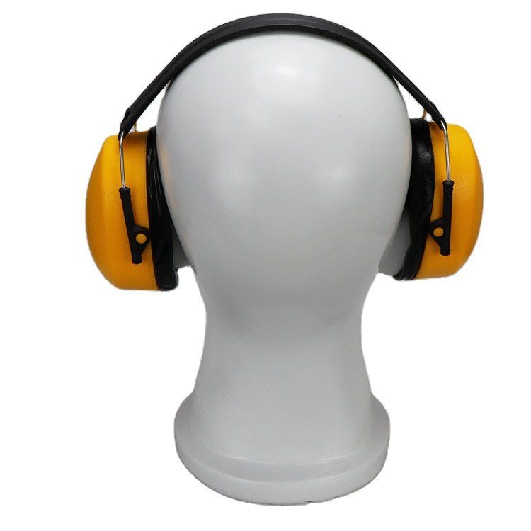ABS Industrial Earmuffs Noise Cancelling Safety Soundproof Folding Adult Ear Muffs Hearing Protection Adjustable Earmuffs