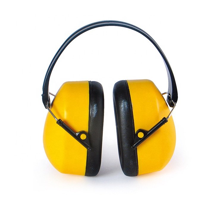 ABS Industrial Earmuffs Noise Cancelling Safety Soundproof Folding Adult Ear Muffs Hearing Protection Adjustable Earmuffs