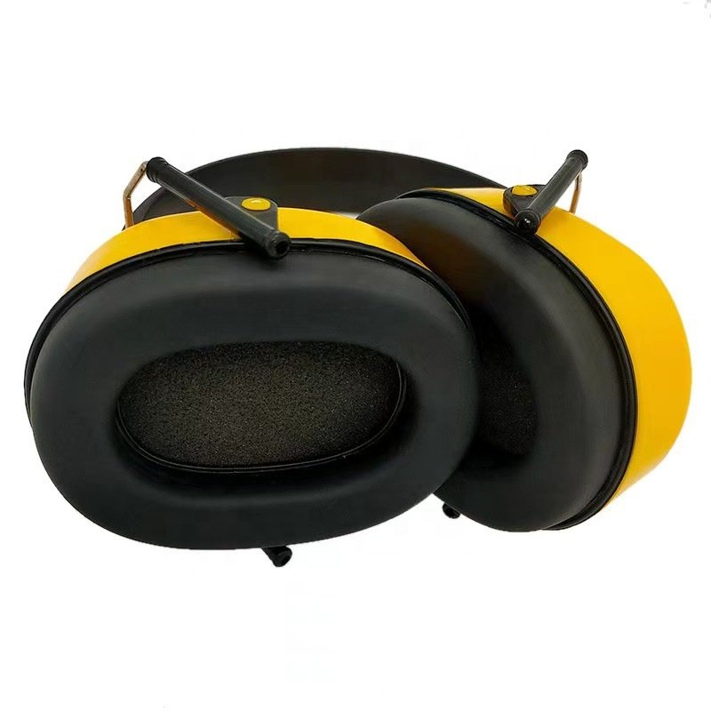 ABS Industrial Earmuffs Noise Cancelling Safety Soundproof Folding Adult Ear Muffs Hearing Protection Adjustable Earmuffs