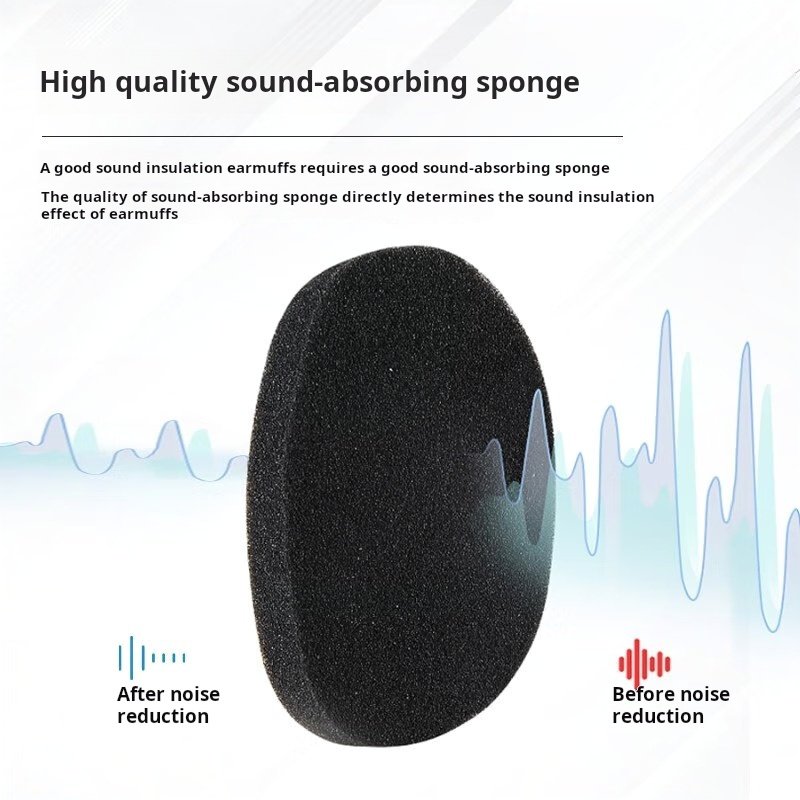 29dB Head-Mounted Industrial Noise Reduction Earmuffs Sleep-aid Noise-Isolating Hearing Protection ear muff
