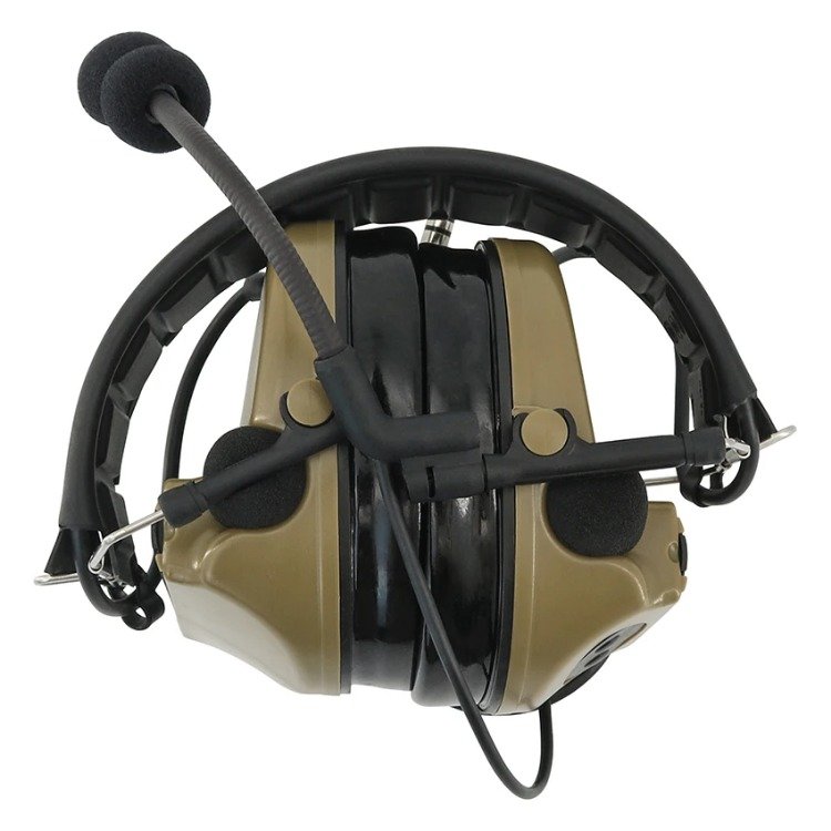 TS TAC-SKY New Detachable Headband C2 Tactical Electronic Shooting Ear muffs Hearing Protection Walkie Talkie COMTAC II Headset