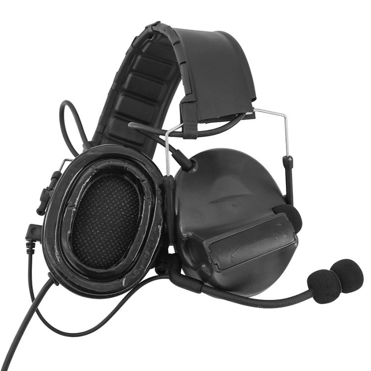 TS TAC-SKY New Detachable Headband C2 Tactical Electronic Shooting Ear muffs Hearing Protection Walkie Talkie COMTAC II Headset