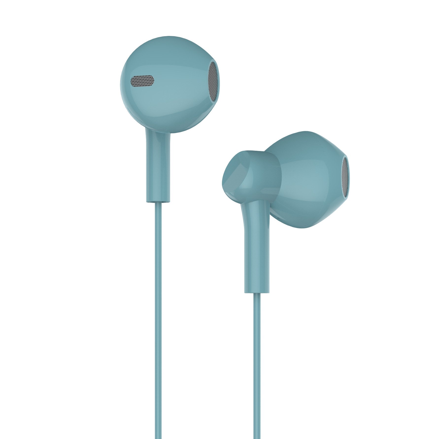 2024 Newest High Quality Solid Color Wired In-ear Earphones Protection Silicagel Ergonomics Earphone for Huawei Apple Xiaomi