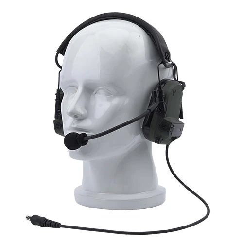 Lightweight tactical over the ear hearing protection headset SNR 28dB Communication and Hearing Protection Headsets