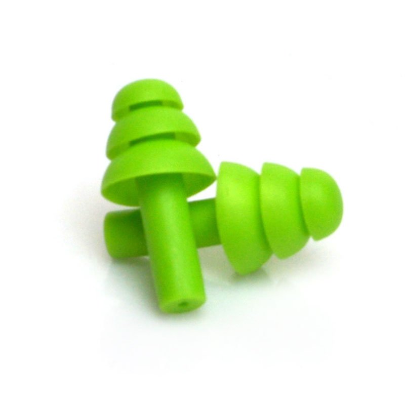 Waterproof Noise Reduction Ear Plugs Travel Study Sleep Hear Safety Anti-noise Ear Protectors Silicone Swimming Ear Plugs