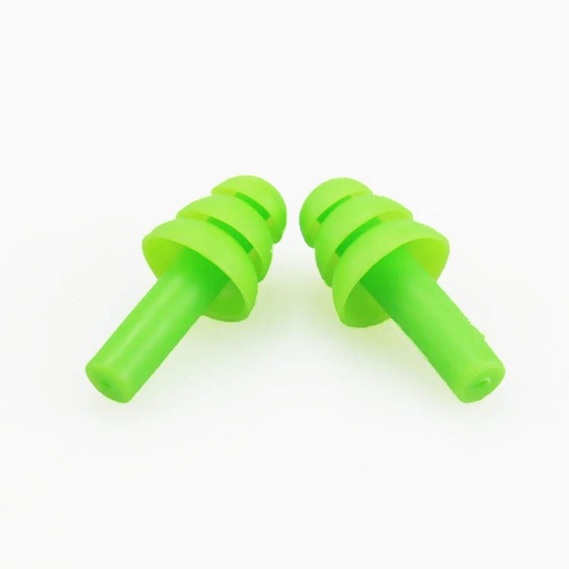 Waterproof Noise Reduction Ear Plugs Travel Study Sleep Hear Safety Anti-noise Ear Protectors Silicone Swimming Ear Plugs
