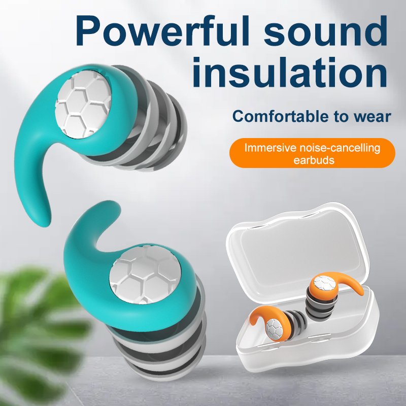 ES100 6 Colors Noise Cancelling Reusable Musicians Earplugs Hearing Protection Ear Plug