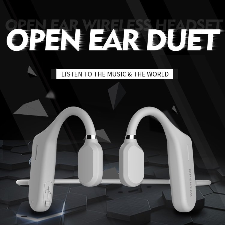 Portable 6D Panoramic Sound hearing protection headset Open ear bluetooth sport earbuds wireless waterproof earphone & headphone