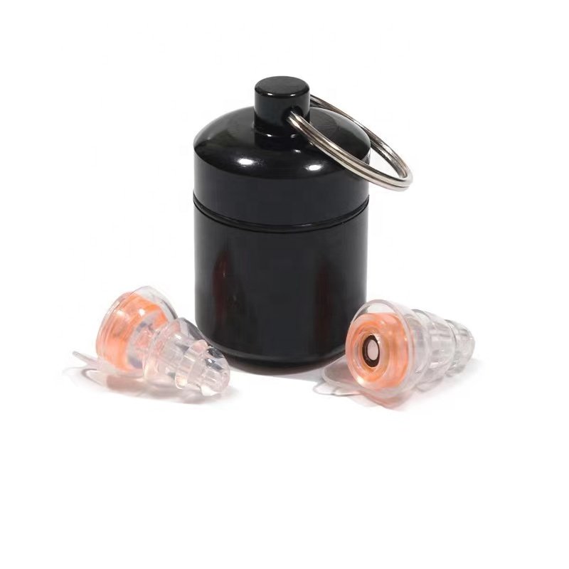 Hot Sale earplugs noise reduction Hearing Protection Earplugs for Shooting Hunting Concerts Musicians DJ Silicone Ear Plugs