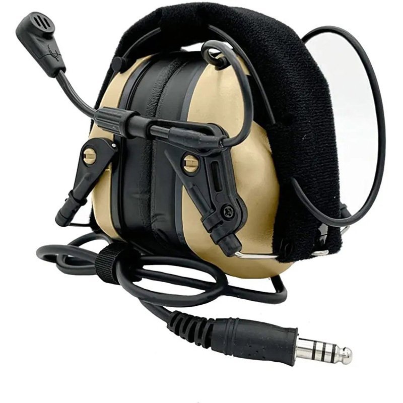 SIVI Noise Cancelling Protective Headphones Eletronic Tactical Headset Hunting Shooting Earmuffs For Fast Helmet with Microphone