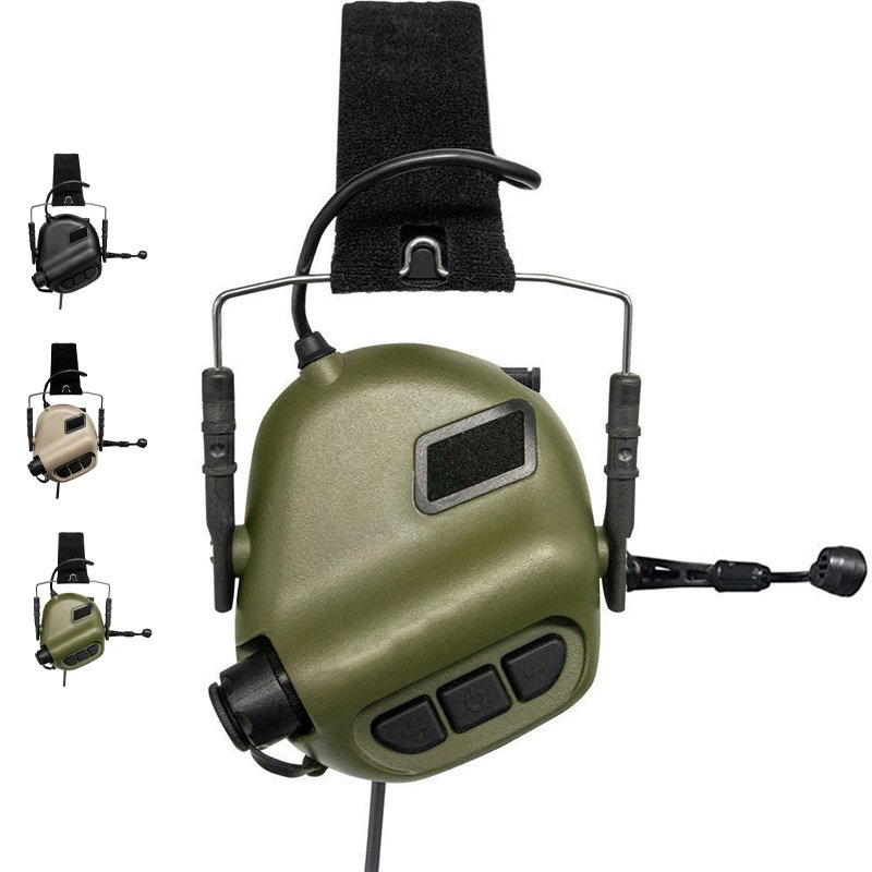 SIVI Noise Cancelling Protective Headphones Eletronic Tactical Headset Hunting Shooting Earmuffs For Fast Helmet with Microphone