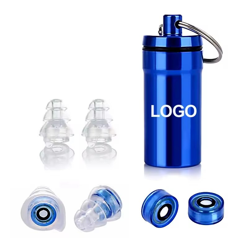 Soundproof Protective With Case Hearing Protection High Fidelity Musician Soft Noise Cancelling Silicone Earplugs