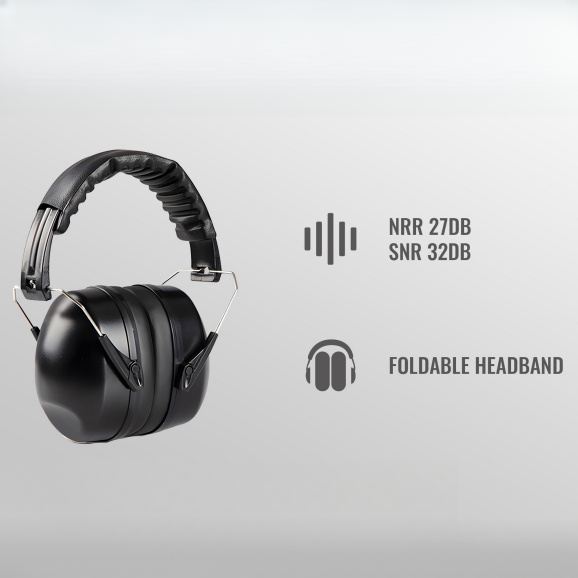 GS170 Solid Color Passive Earmuff Noise Cancelling Hearing Protection Electronic Shooting Safety Soundproof Ear Muffs Defender