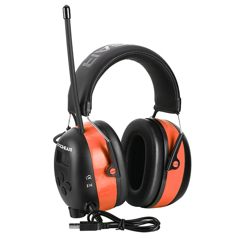 ZH Best Sell Earmuffs to Block Noise NRR 25 dB Hunting Ear Protection Radio Dab Electronic Cheap Earmuffs