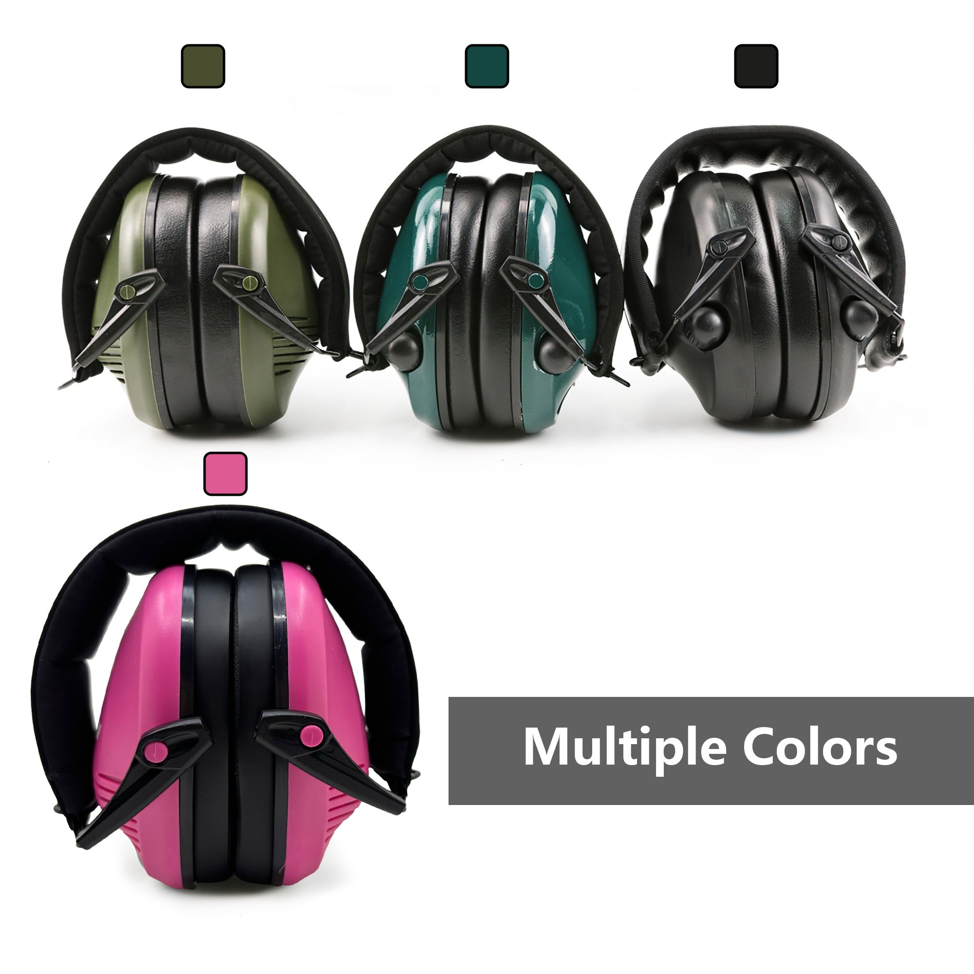 GS122P2AA-B Hot Sell Comfortable Hearing Protection Soundproof Ear Defenders Noise Reduction Electronic Earmuffs Safety Ear Muff