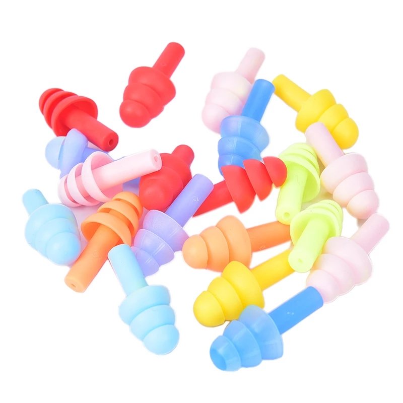 Wholesale TPE earplugs anti-snoring anti-noise earplugs waterproof swimming learning sleep earplugs