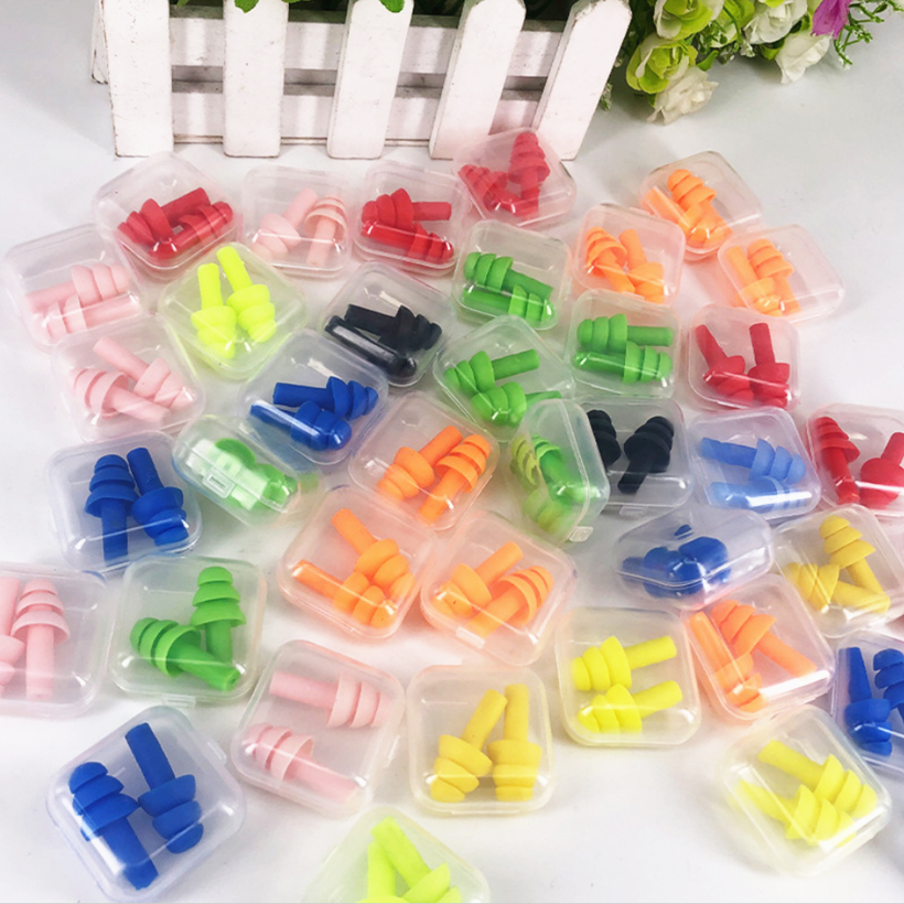 Wholesale TPE earplugs anti-snoring anti-noise earplugs waterproof swimming learning sleep earplugs