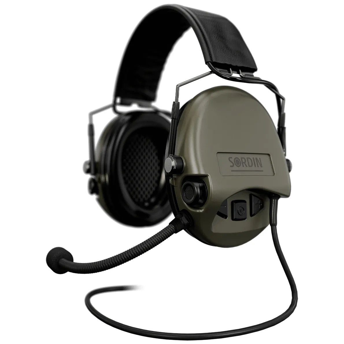 Sordin Supre. MIL CC Hearing Protection - Active mil Hearing Protector - Nexus-TP120-Downlead, hunters, shooters, sport,outdoor